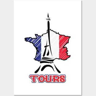 TOURS CITY Posters and Art